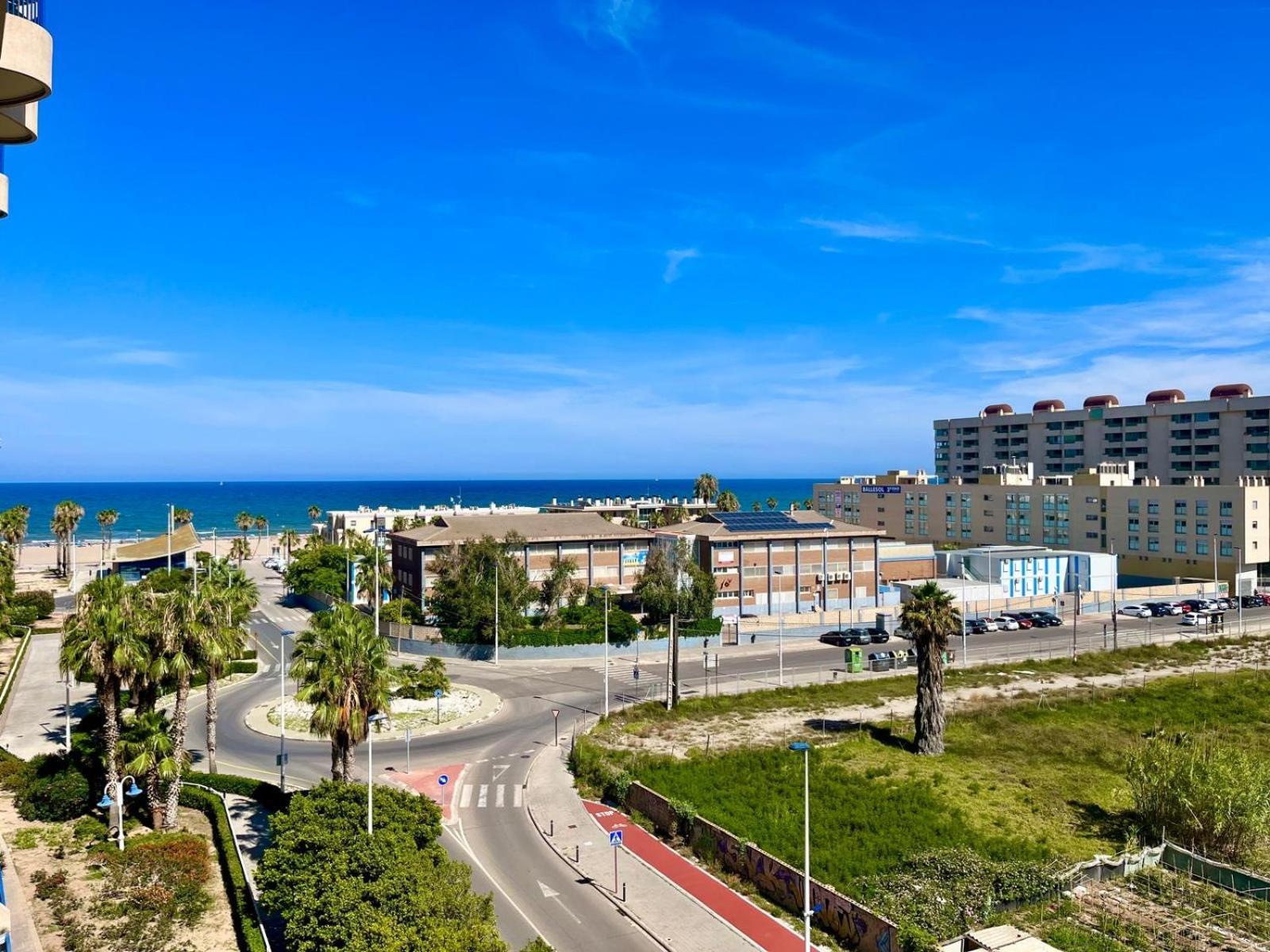 Blue Beach Apartment+Oceanview+Private Parking فالنسيا المظهر الخارجي الصورة